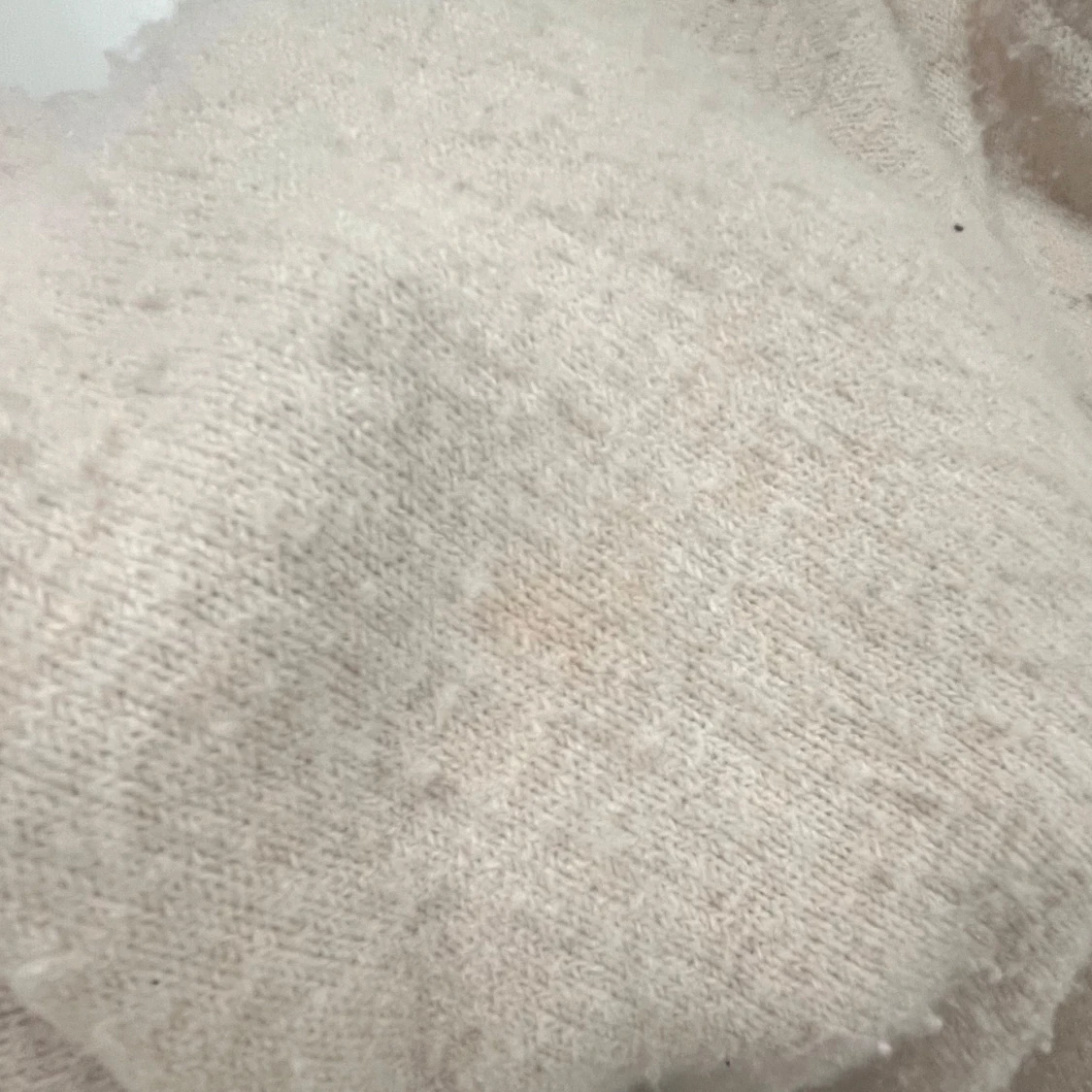 Beige stickad topp - 2