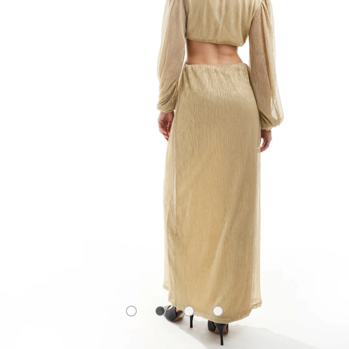 SÖKER Guldglittrig långklänning pretty lavish - 1