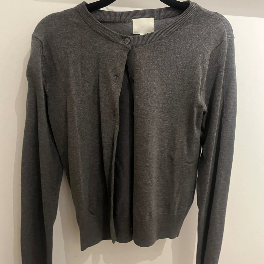 Grå kofta med knappar från Hm🤍