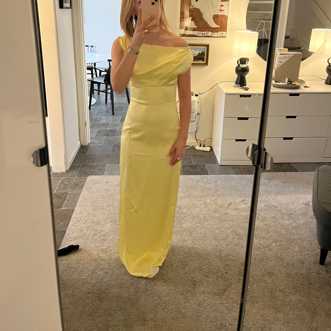 Gul maxiklänning från Peppermayo - 1