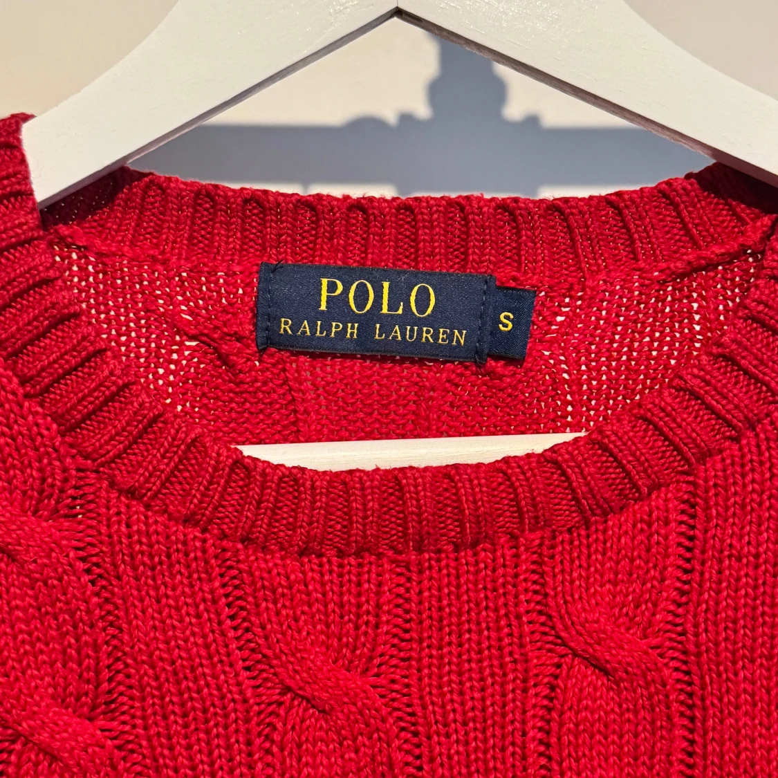 Röd stickad tröja från Polo Ralph Lauren - 4