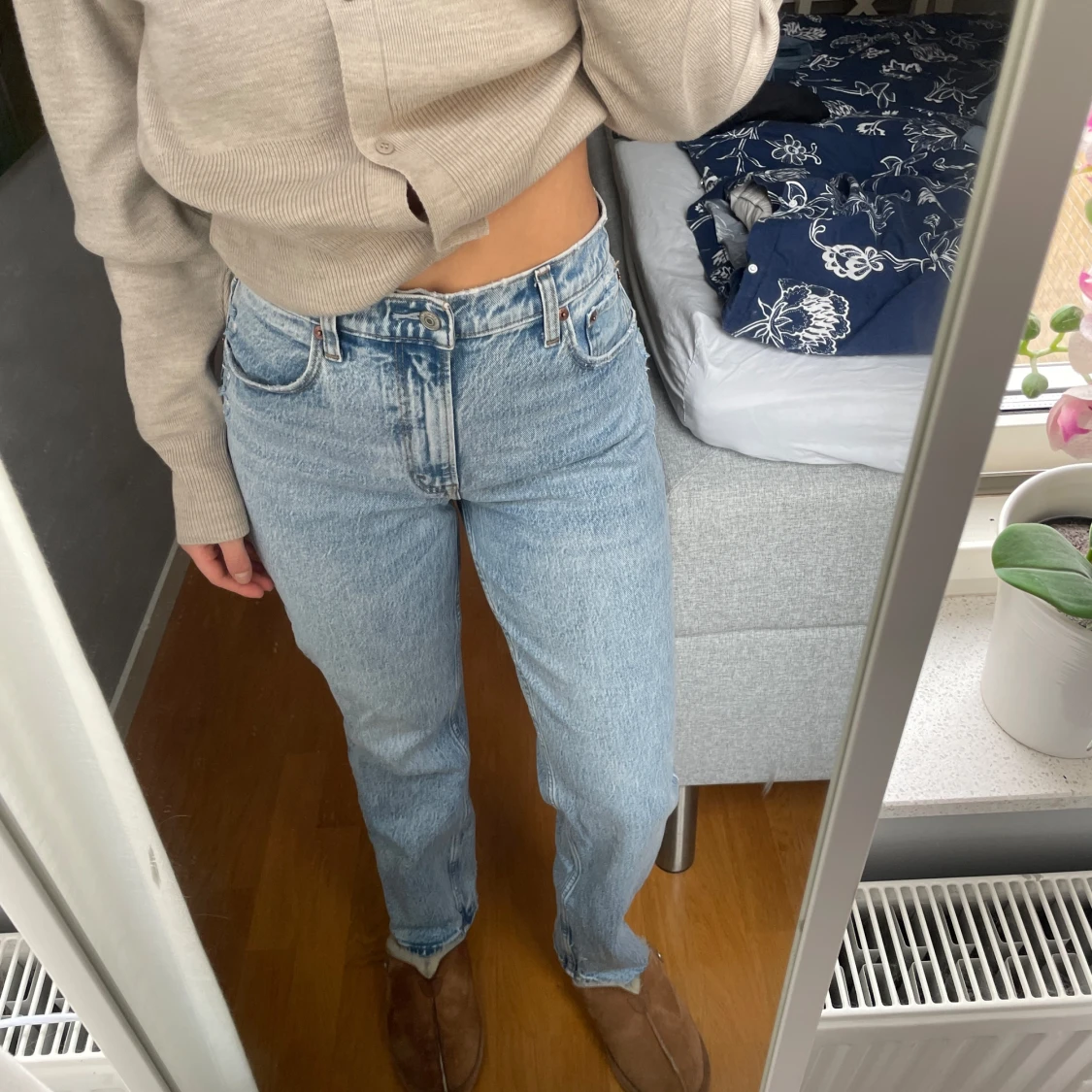 Blåa Raka jeans straight - Abercrombie & fitch - 1