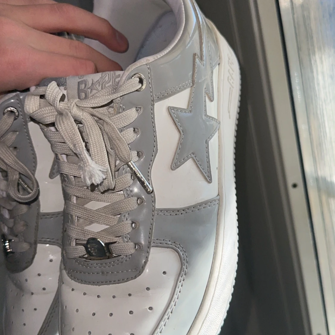 Grå BAPE STA sneakers - 1