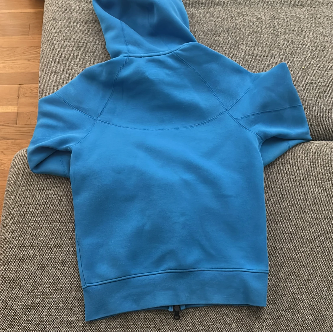 Blå Nike hoodiejacka med dragkedja XS - 4