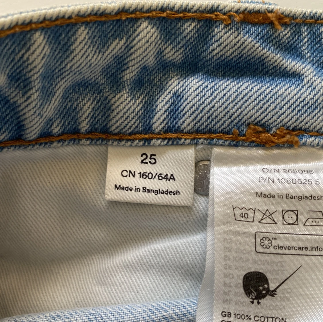 Ljusblå jeansshorts - 3