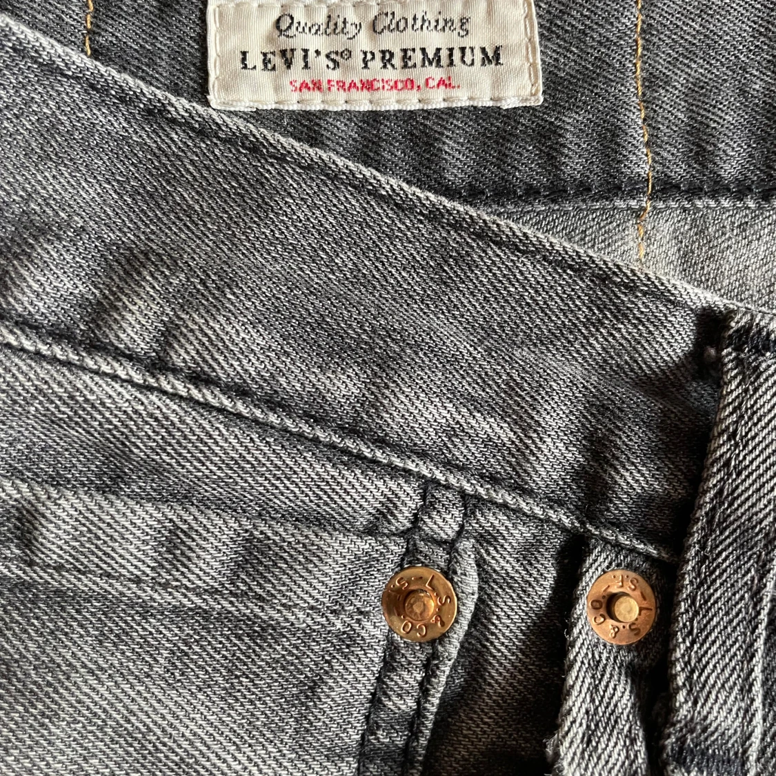 Levi's 501 grå jeans 30/30 - 2