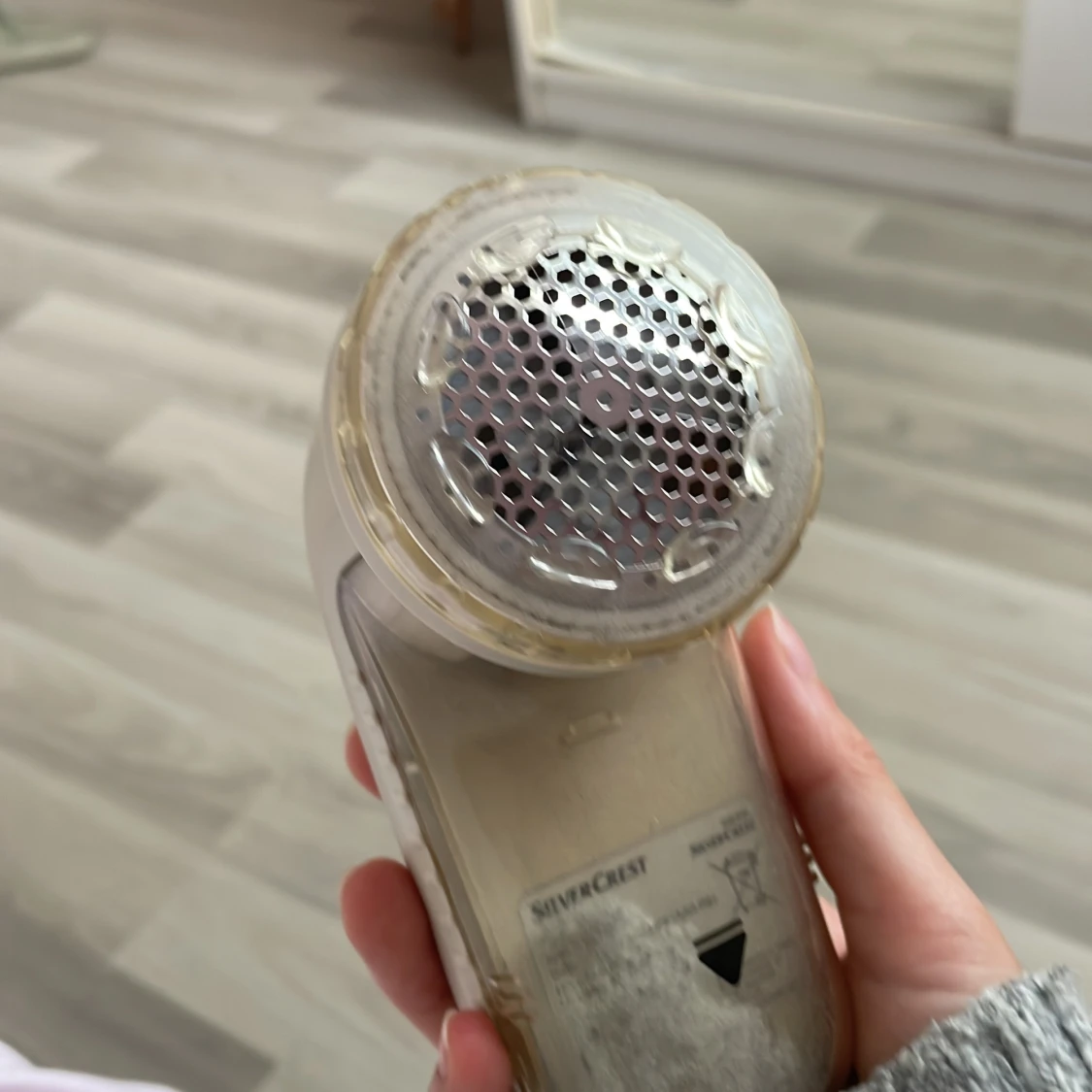 Ljusgrå stickad tröja  - 2