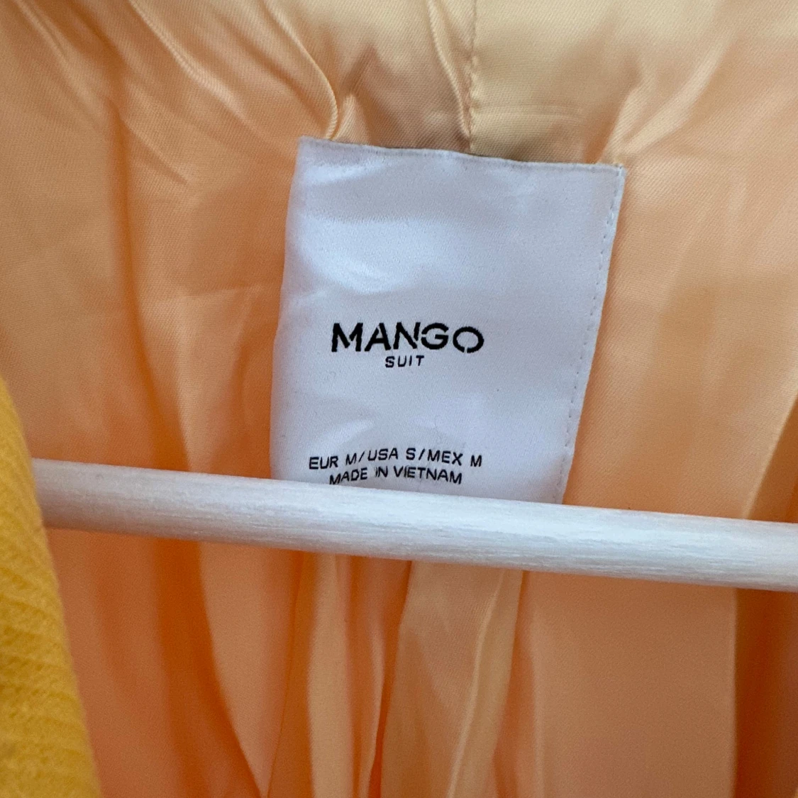 Gul kavaj från Mango, storlek M - 3