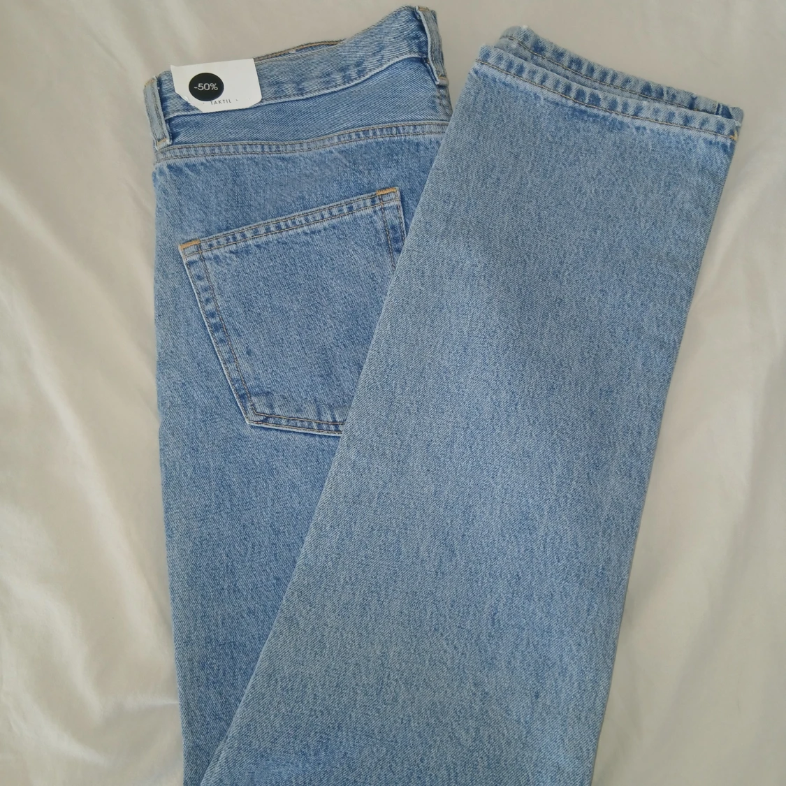 Taktil ljusblå straight jeans 30/32