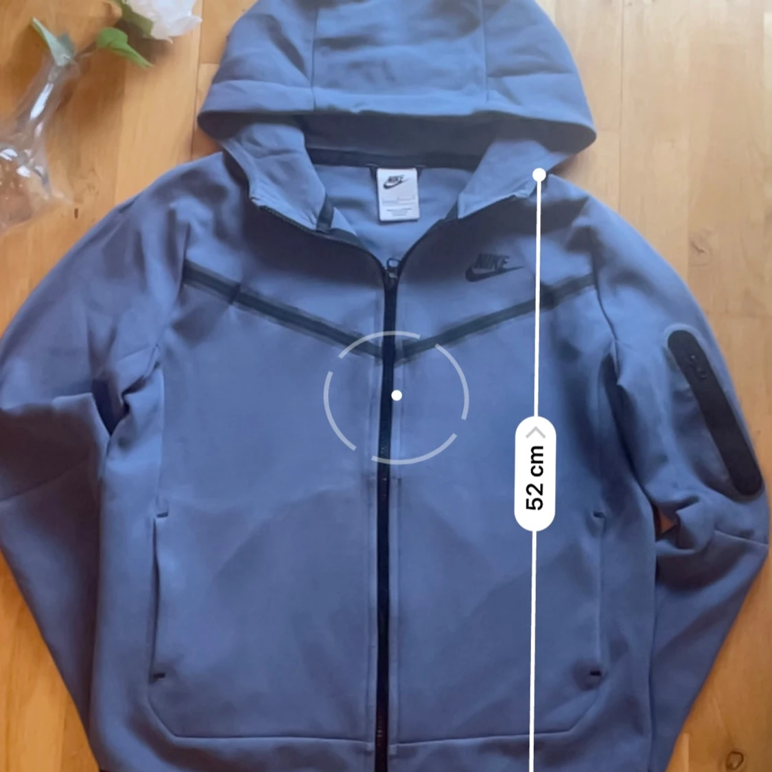 Ljusblå hoodiejacka från Nike - 3