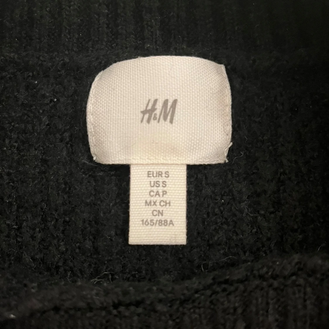 Svart och vit randig stickad tröja från H&M - 2