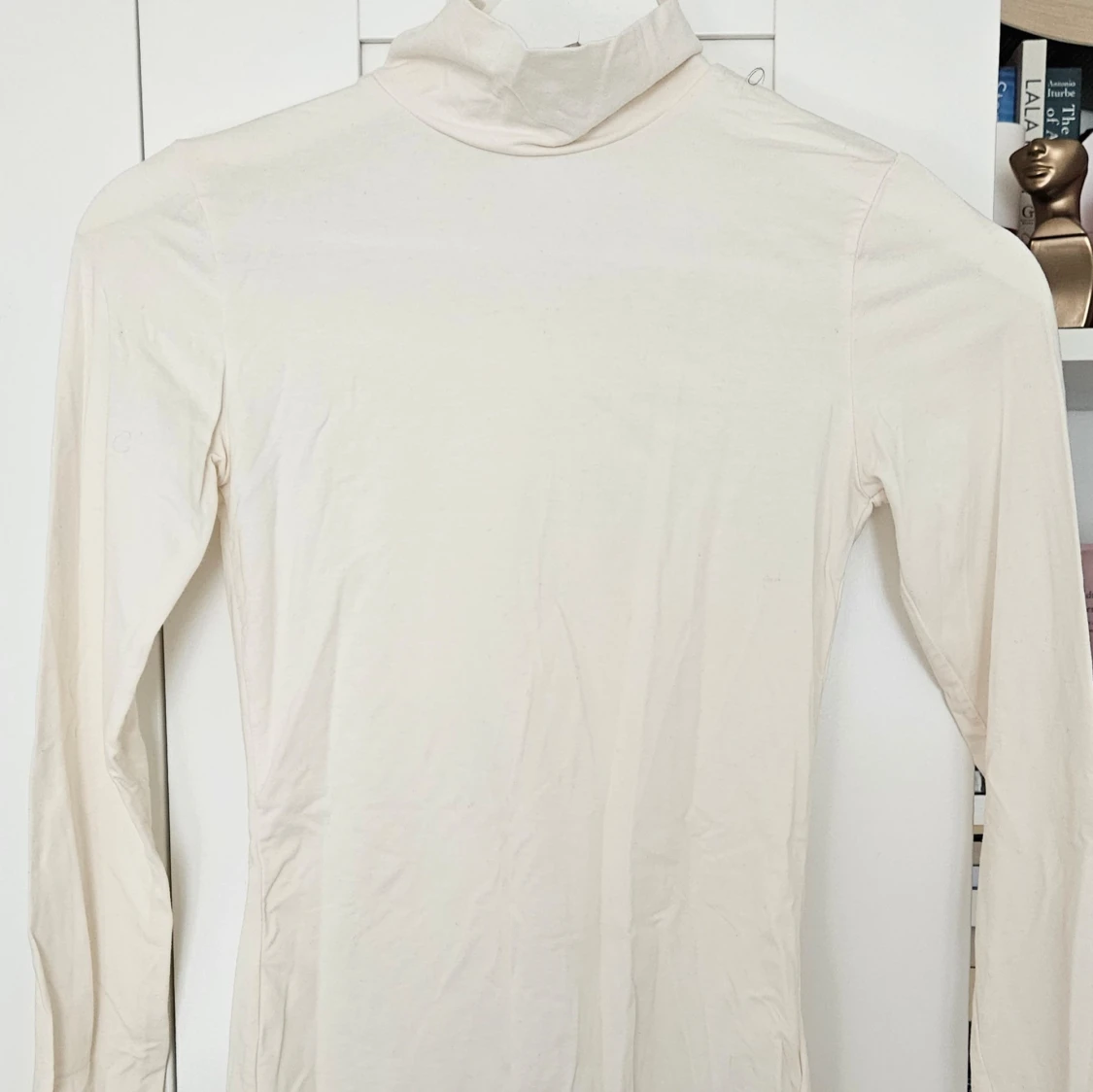 Vit polotröja i bomull