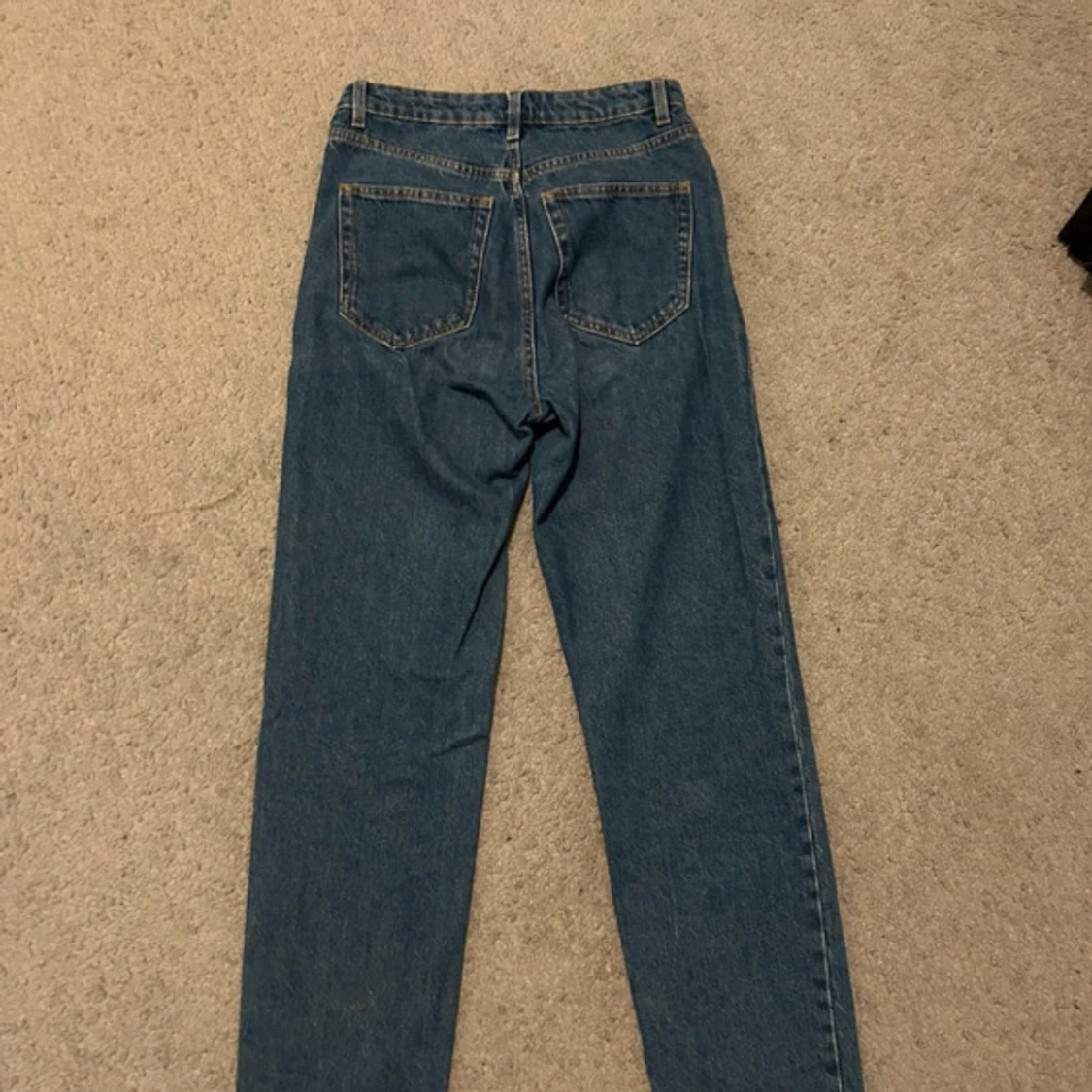 Blå jeansbyxor från Lindex - 1