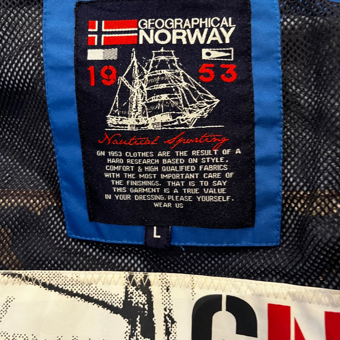 Blå vindjacka från Geographical Norway - 3