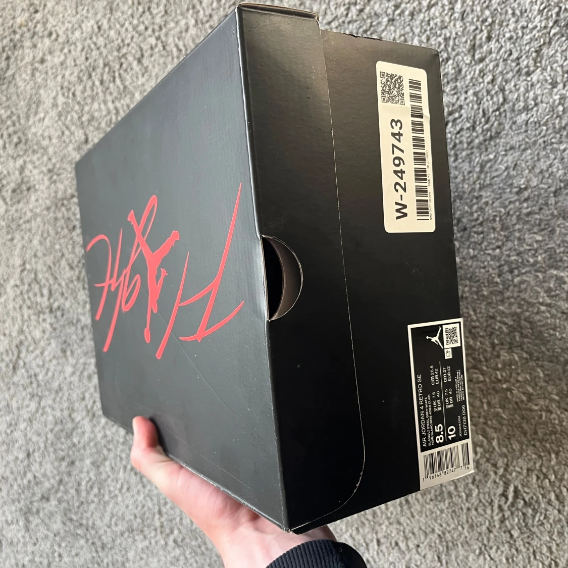 Jordan 4 Retro SE Black Canvas - 4