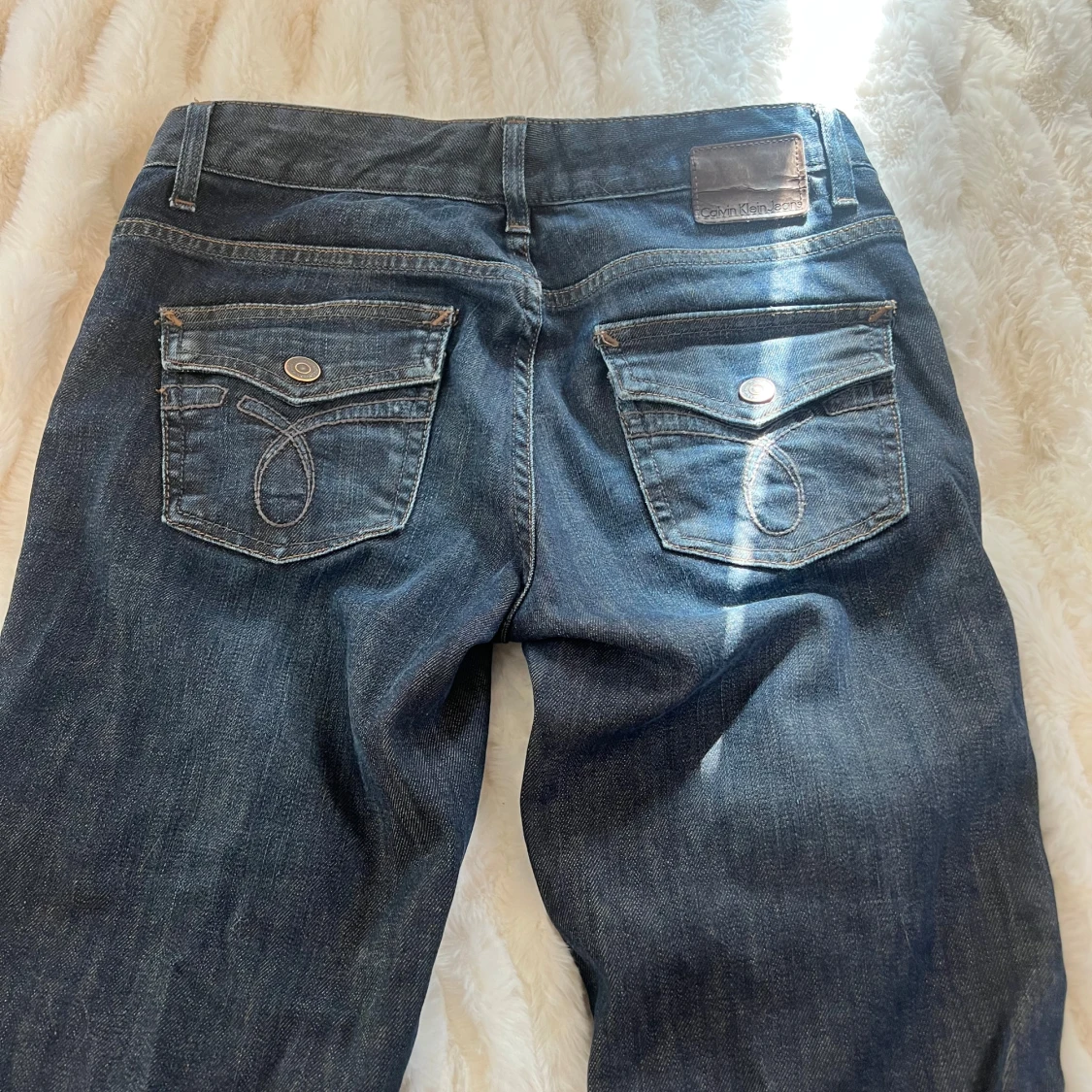 Mörkblå jeansbyxor från Calvin Klein Jeans - 1