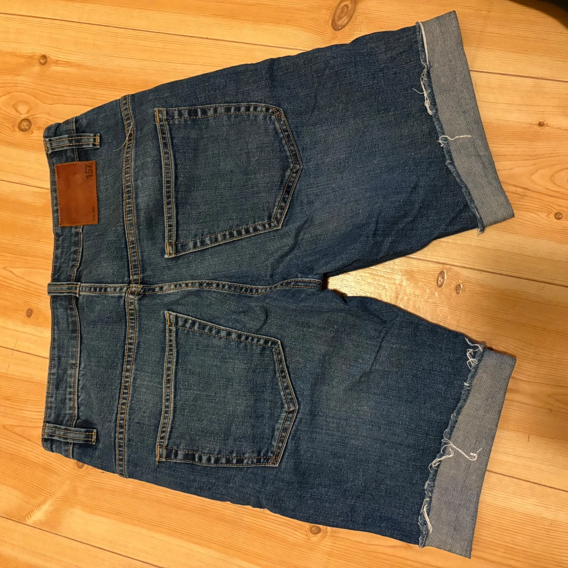 Blå jeansshorts från 157 - 2