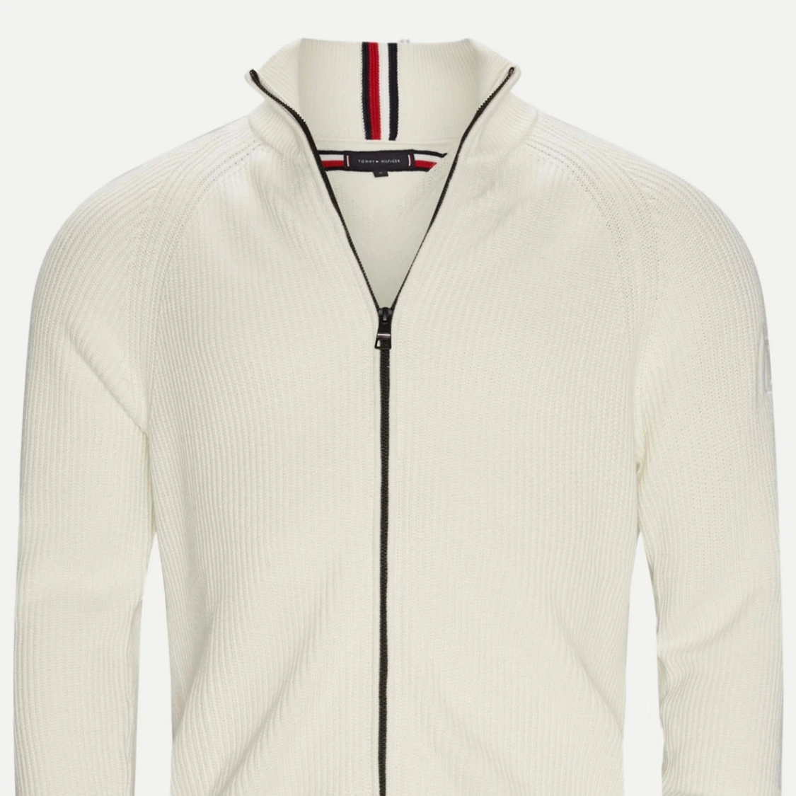 Stickad zip tröja från Tommy Hilfiger - 3
