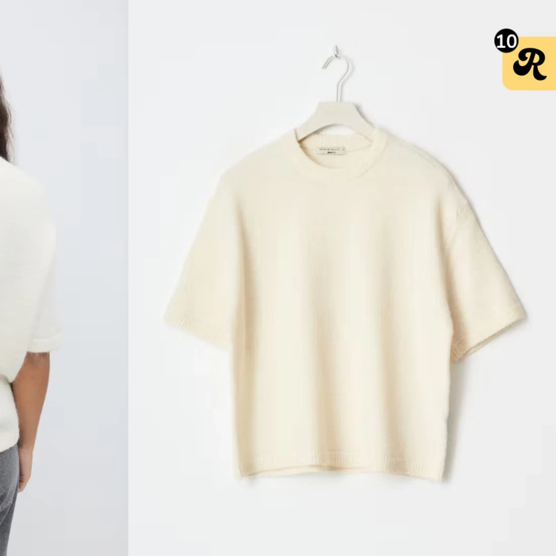 stickad tröja från gina