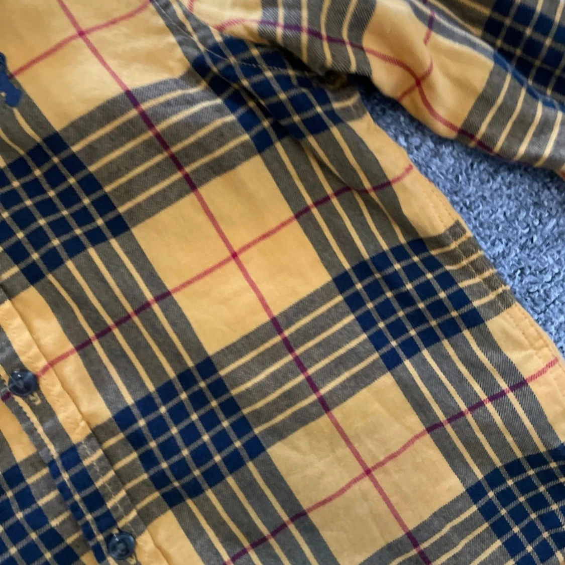 Gul och svart rutig skjorta från Next - 2