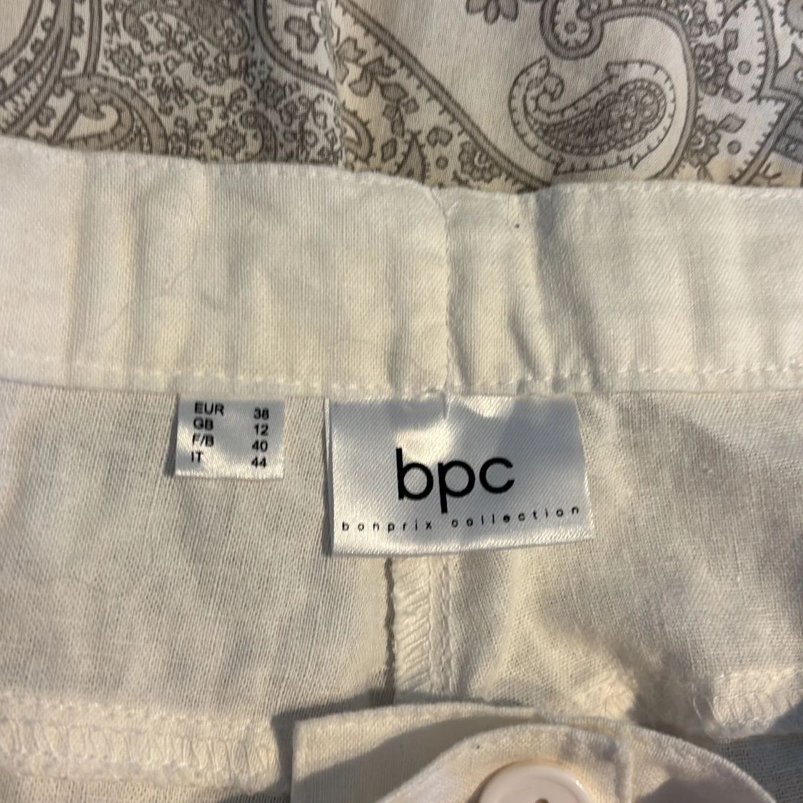 Vita linnebyxor från bpc - 3