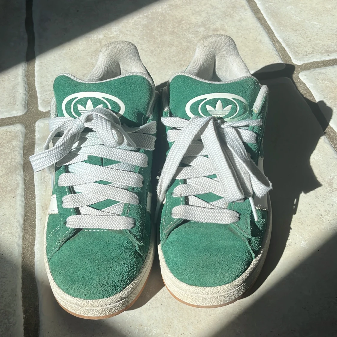 Adidas Campus gröna sneakers - 1