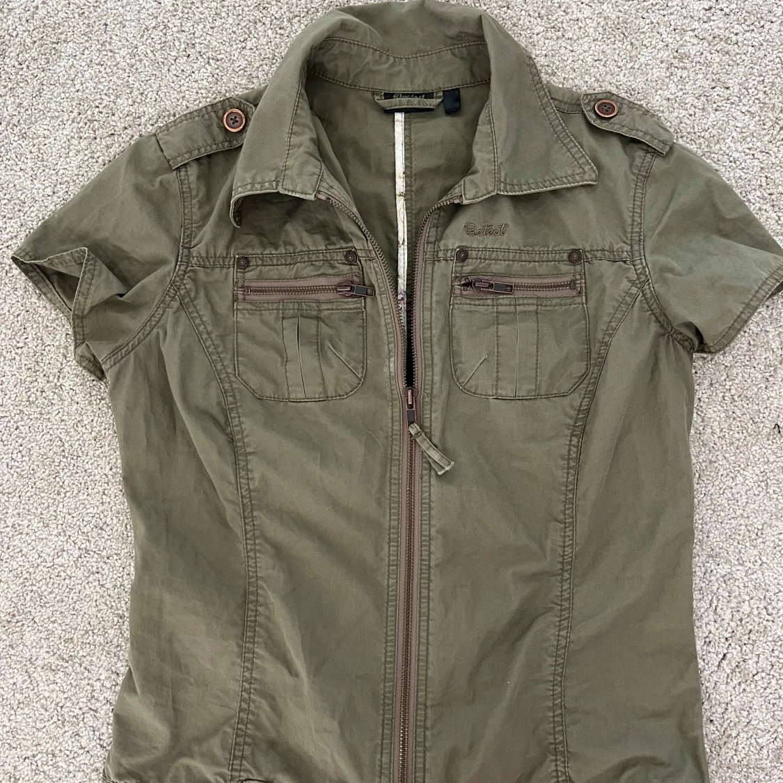 Cool grön skjorta/blus