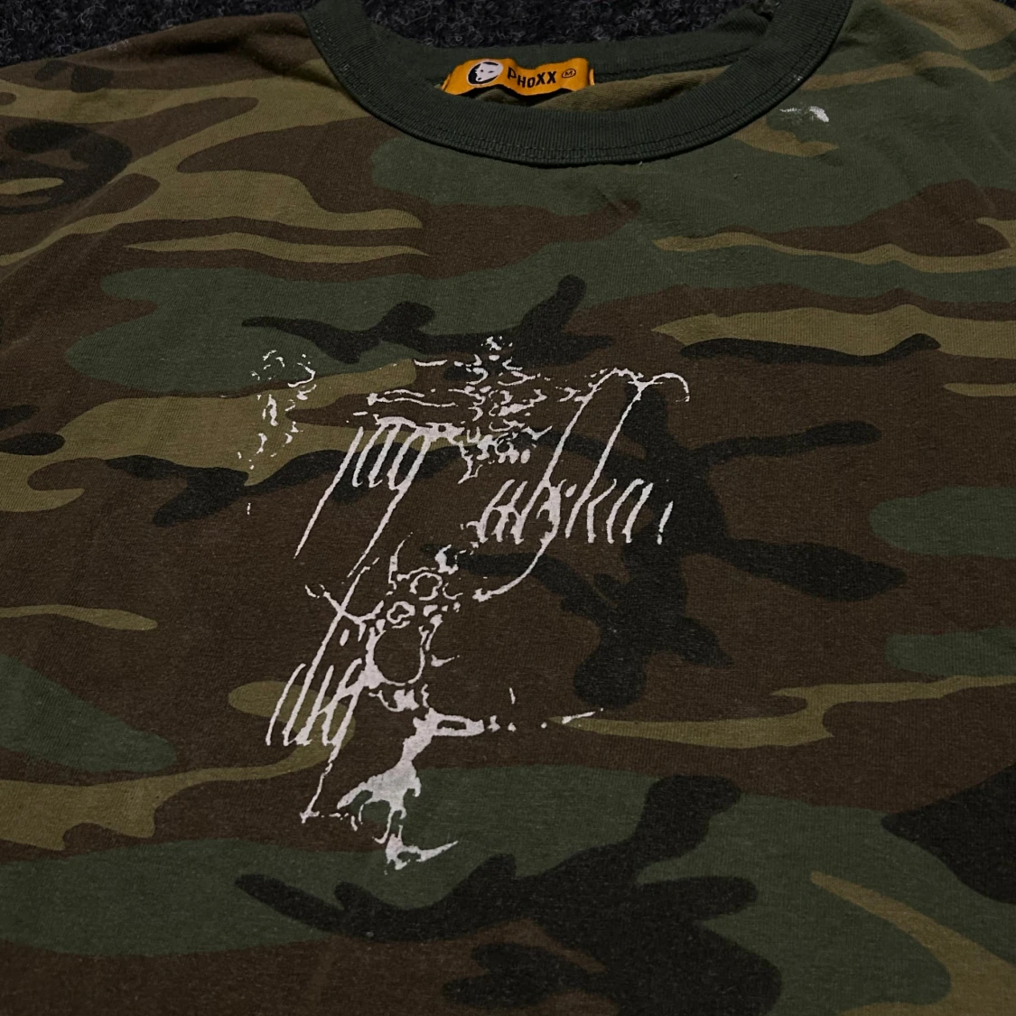 Custommade cybersigilism camo ”jag älskar dig” t-shirt - 1