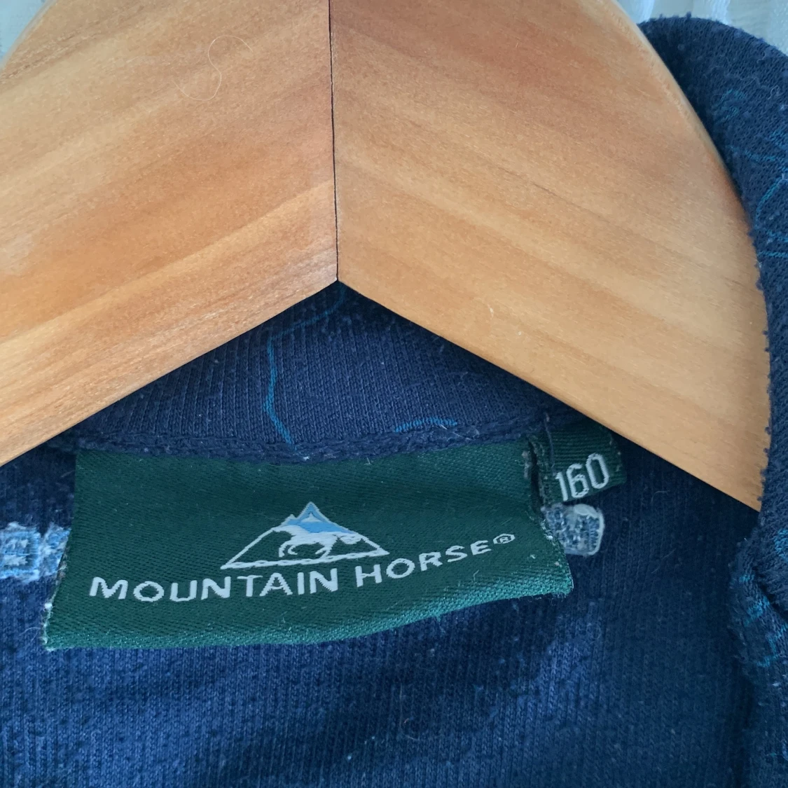 Marinblå half zip tröja Mountain Horse - 2