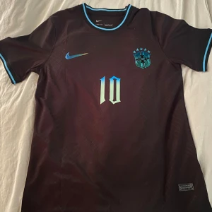 Neymar Brazil Fotbollströja  - Custom svart Brazil tröja med Neymar JR #10.