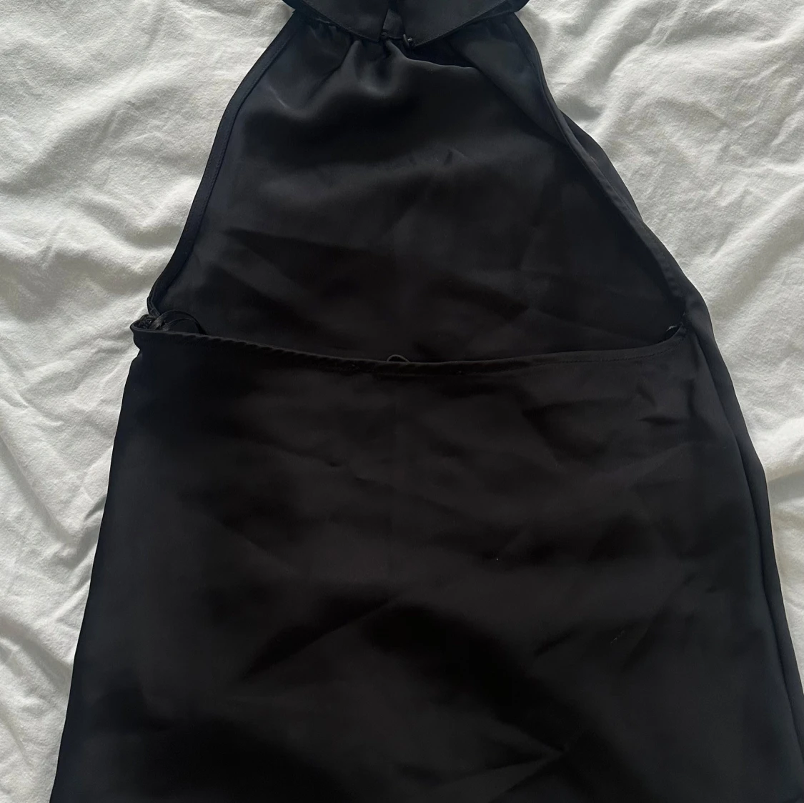 Svart halterneck topp - 2