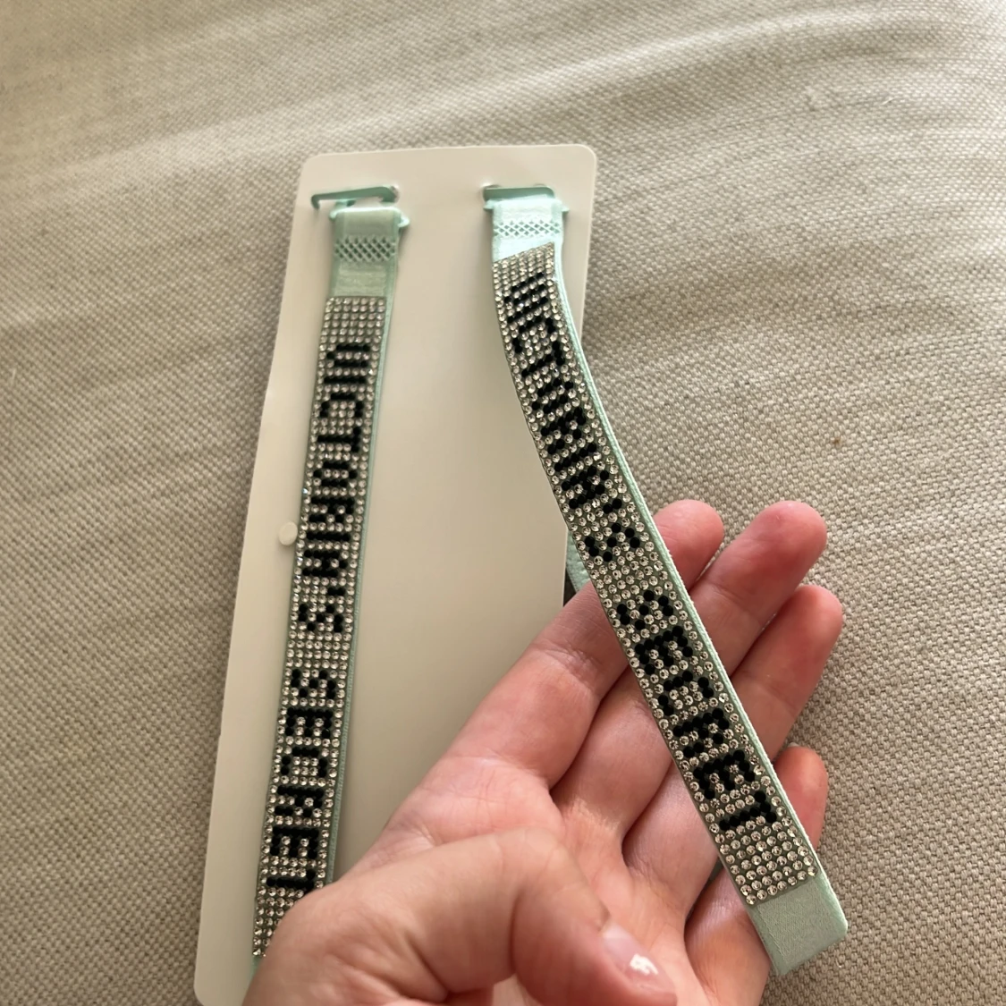 Mintgröna bh band Victoria's Secret - 3