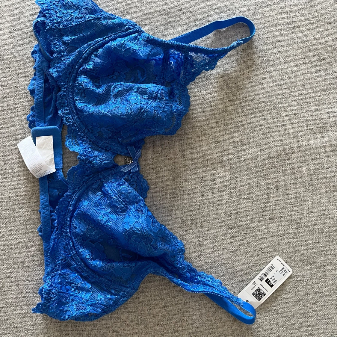 Blå spets-bh från Cubus