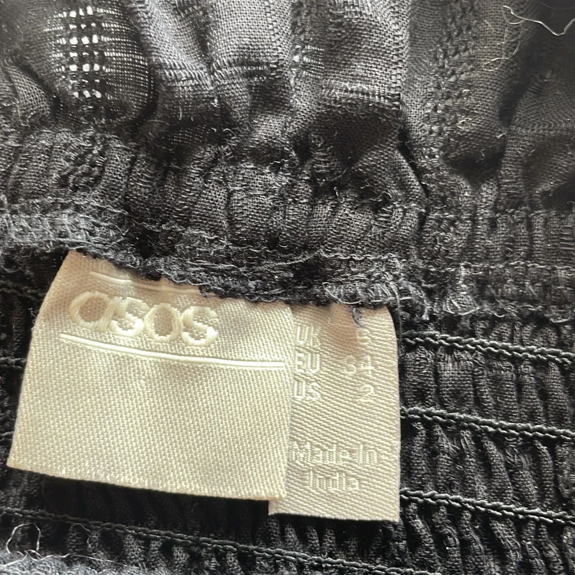 Svart volangtopp från ASOS - 1