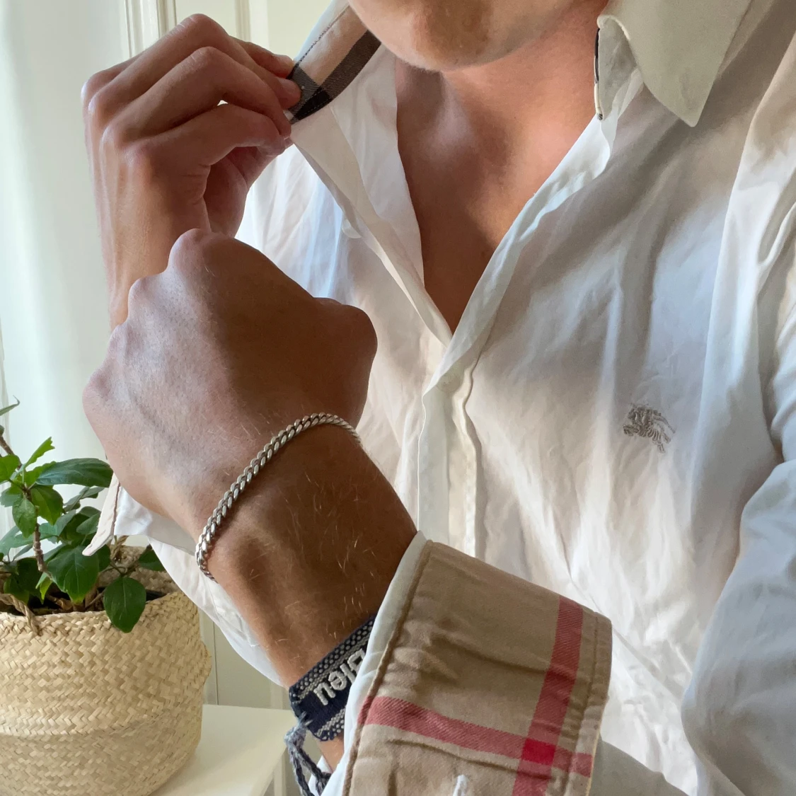 Burberry skjorta vit - 1