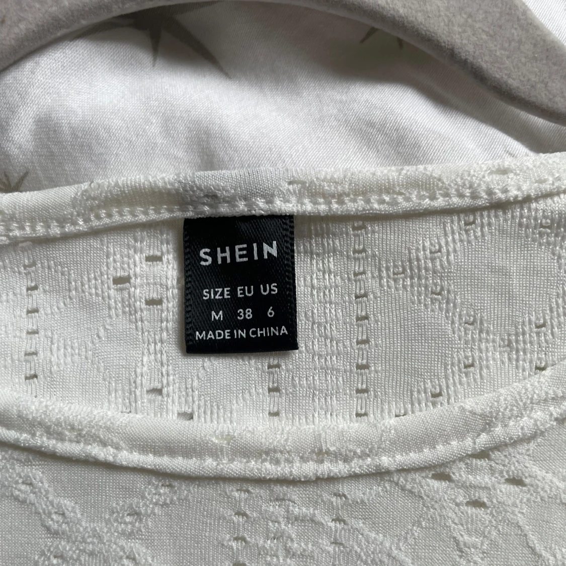 Vit blus från shein  - 2