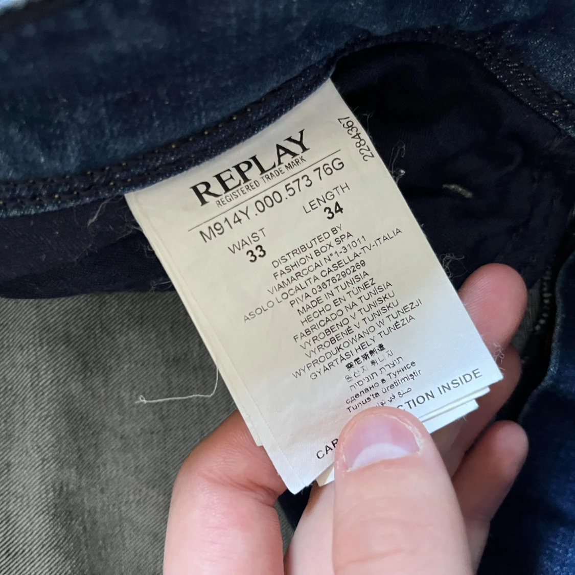 Replay Anbass slim fit jeans blå - 2