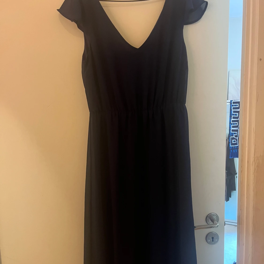 Marinblå balklänning