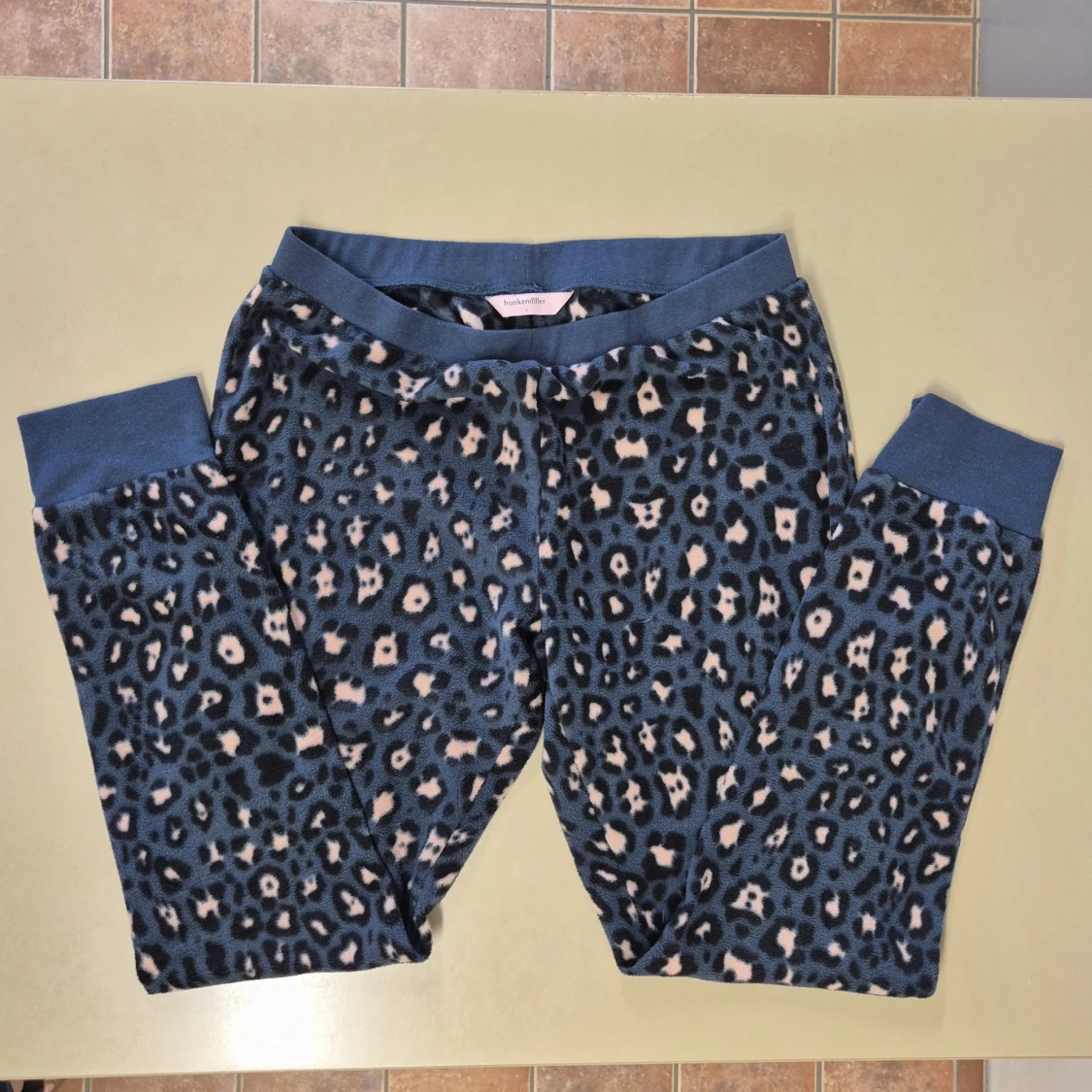 Blå leopardmönstrat set - 2