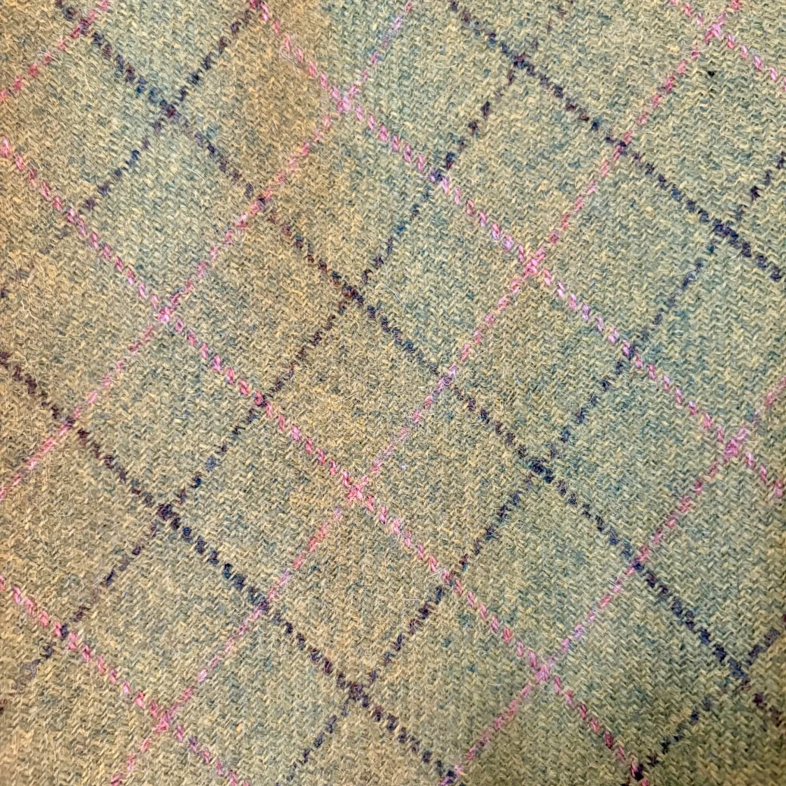 Grön rutig ullkjol från Newhouse - 2