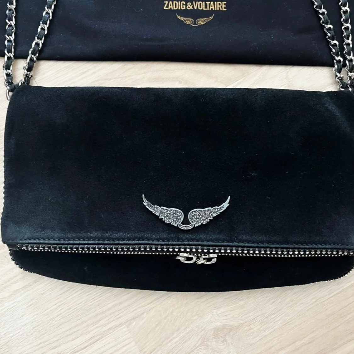 Svart mocka axelväska Zadig & Voltaire - 1