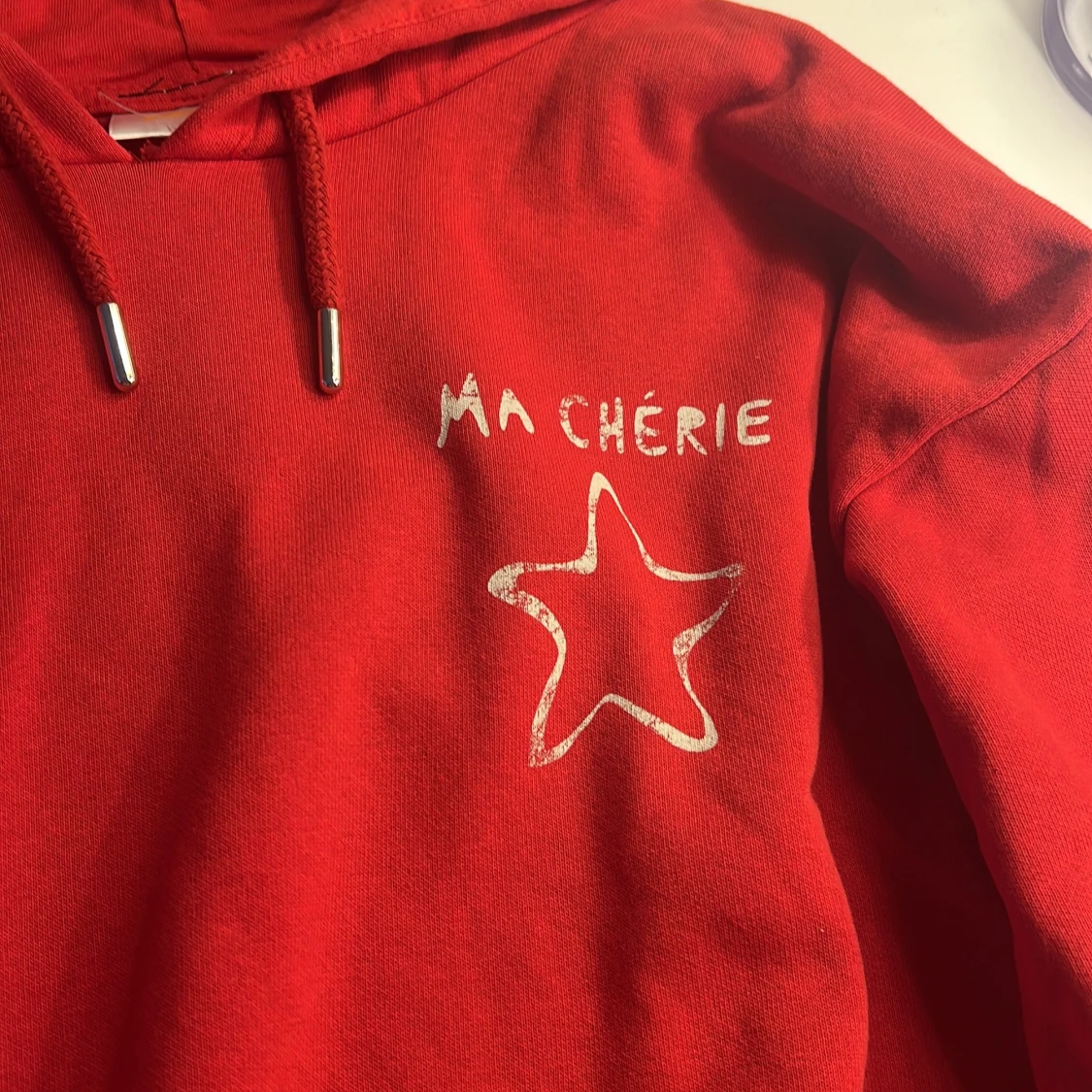 Röd hoodie Ma Chérie Gina Tricot - 1