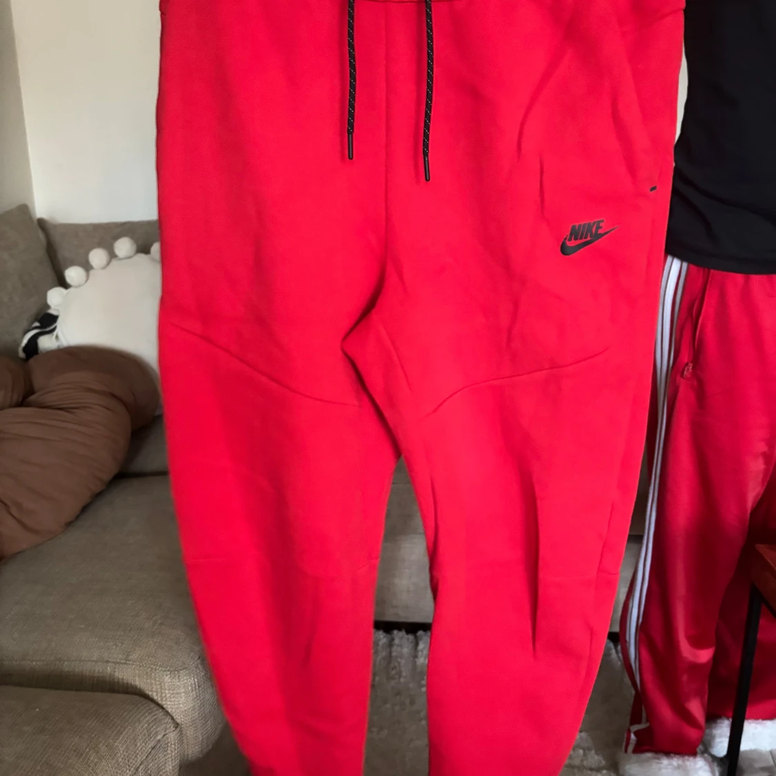 Nike tech byxor röd - 1