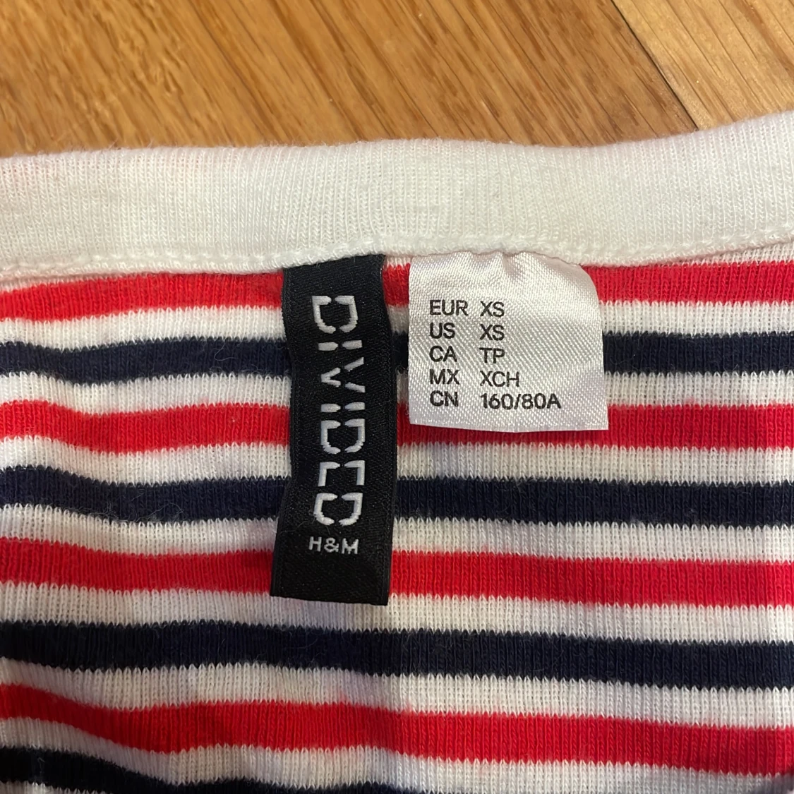 Randig croppad topp från H&M Divided - 3