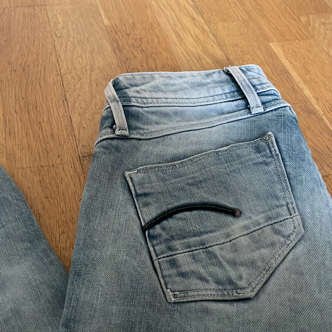 Lågmidjade raka jeans - 3