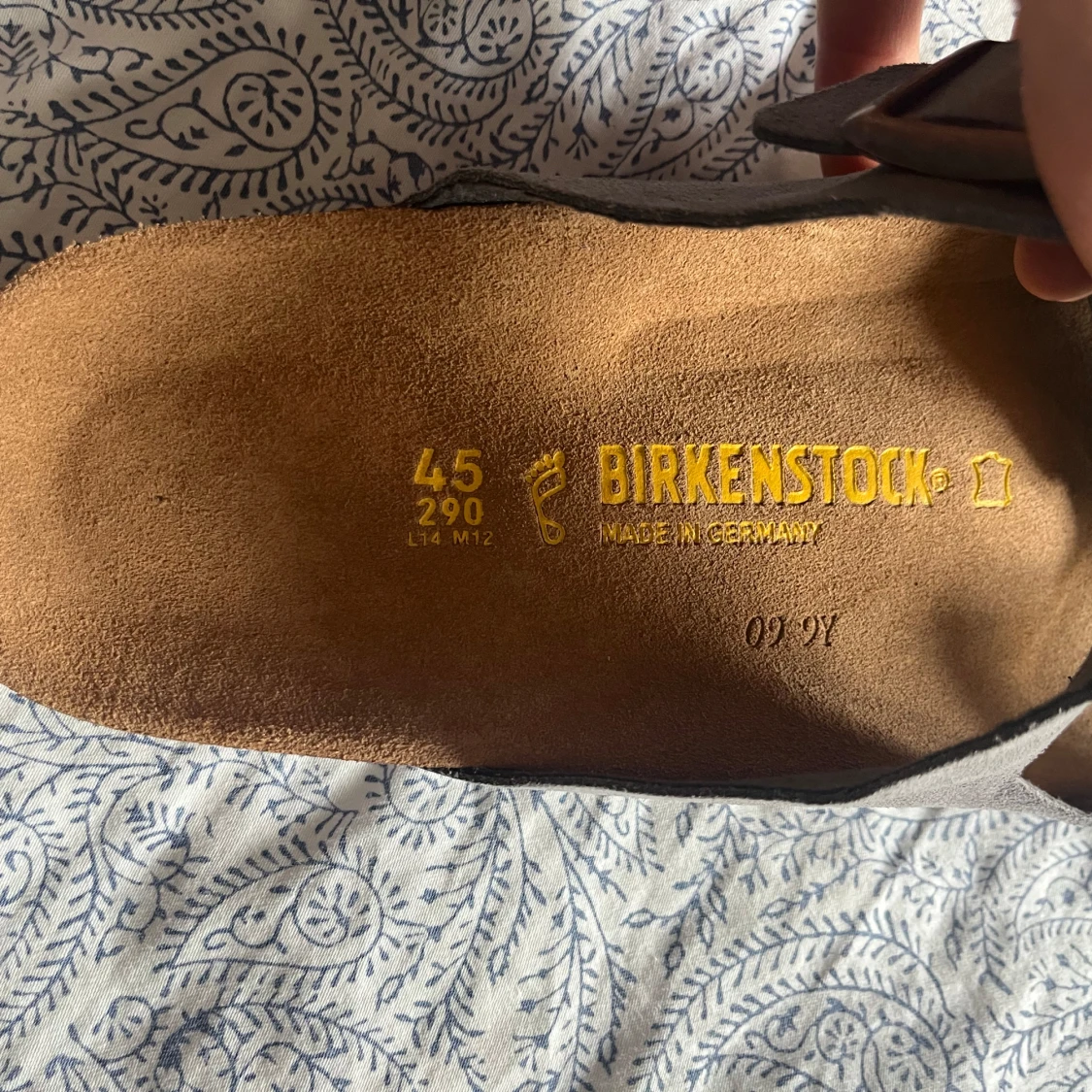 Grå mockasandaler från Birkenstock - 2