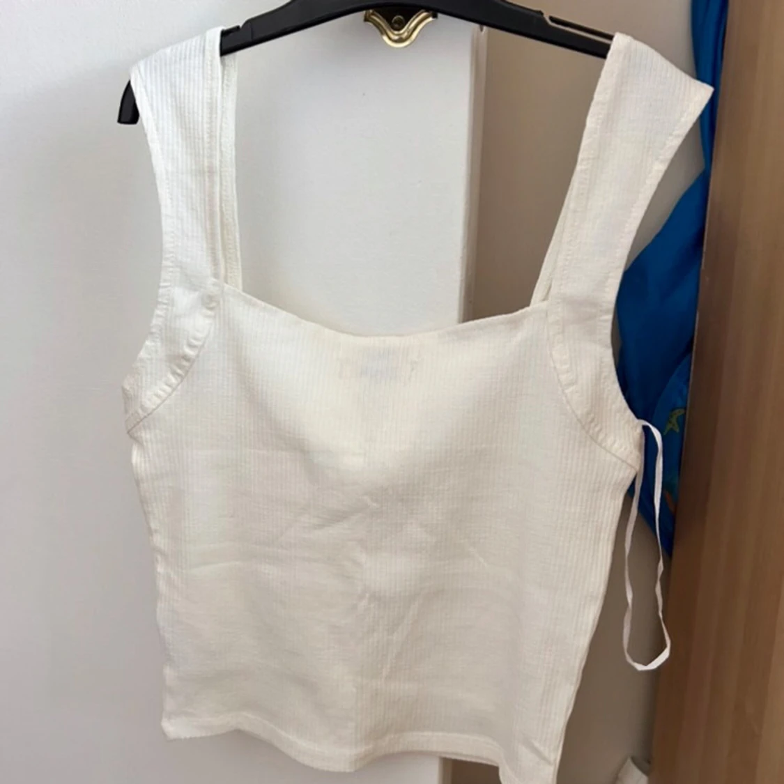 Vit ribbad linnetopp Pull&Bear - 2