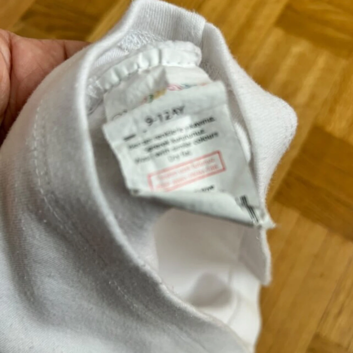 Vit långärmad tröja med björntryck - 2