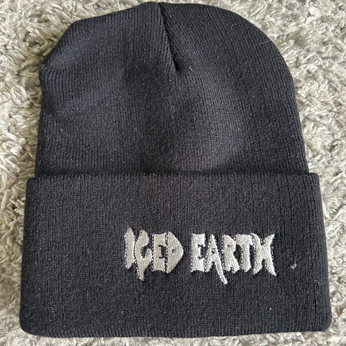 Svart Iced Earth mössa