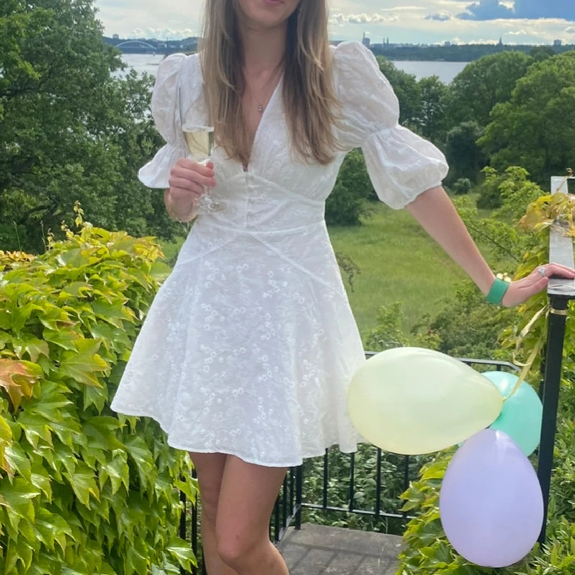 Vit klänning Adoore - 1